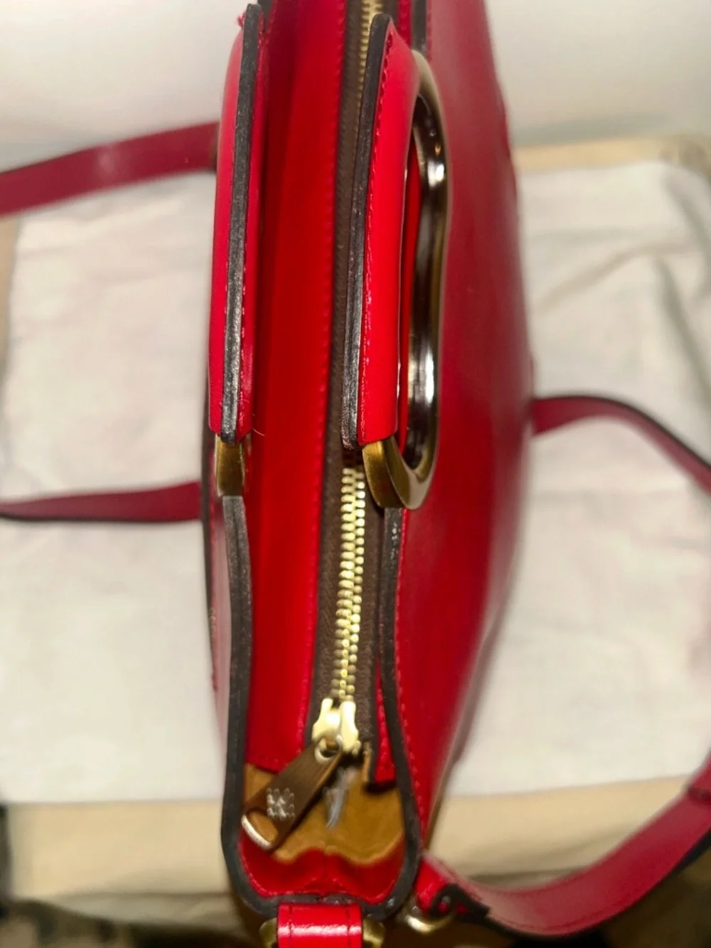 Patricia Nash Valletta Floral Embossed Satchel Bag. RARE!  Sold out everywhere - Picture 5 of 9